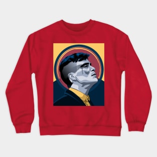 Cillian Murphy Retro Portrait Crewneck Sweatshirt